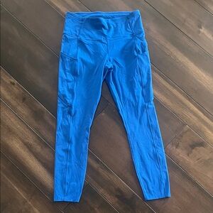 Lululemon Blue capri Leggings